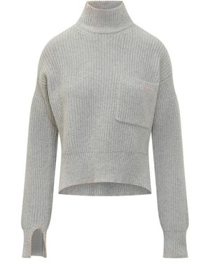 Marni Truien & Vesten ,Grijs ,Grijze Turtleneck Sweater