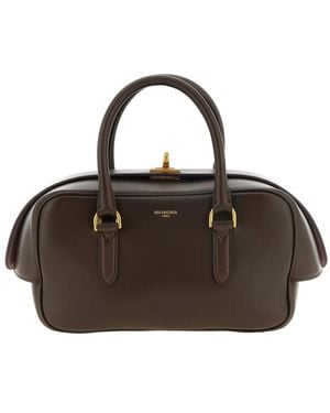 Balenciaga Le 7 Bowling Bag Small - Braun