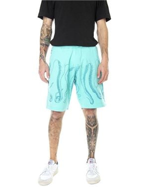 Octopus Shorts - Blau