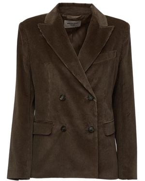 Weekend by Maxmara Jassen ,Bruin ,Giacca Doppiopetto - Groen
