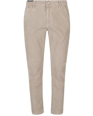 PT Torino Slim-Fit Trousers - Natural