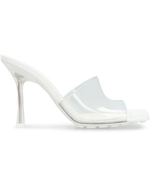 Bottega Veneta Heeled Mules - Blanco