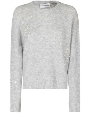 Des Phemmes Round-Neck Knitwear - Gris