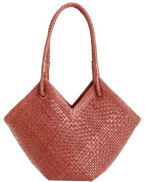IBELIV Tassen ,Bruin ,Katoen Trinity Tote - Rood