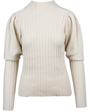 Chloé Rippstrick-Rollkragenpullover - Grau