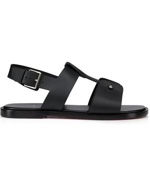 Christian Louboutin Flat Sandals - Black