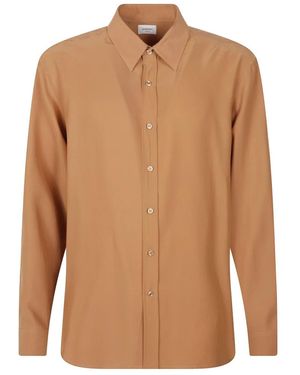 Saint Laurent Overhemden ,Bruin ,Shirt