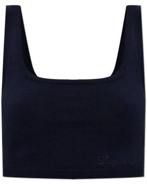 DSquared² Sleeveless Tops - Blue