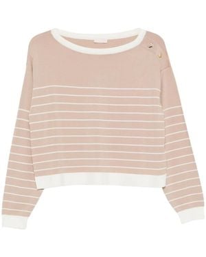 Liu Jo Round-Neck Knitwear - Natural
