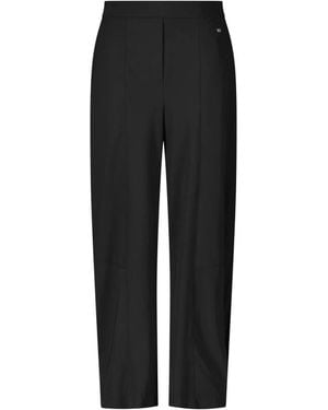 RAFFAELLO ROSSI Straight Trousers - Black