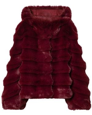 Rrd Faux Fur & Shearling Jackets - Purple