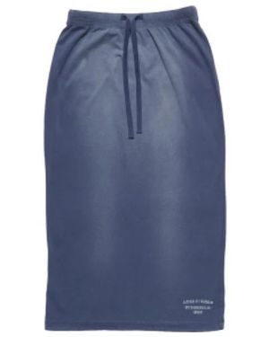 Acne Studios Washed Logo Skirt - Blauw