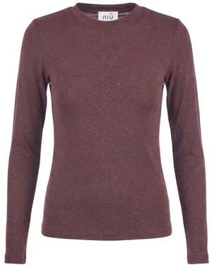 Niu Round-Neck Knitwear - Viola