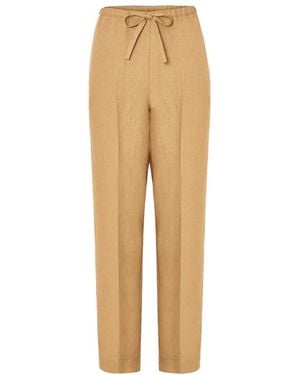 forte_forte Straight Trousers - Natural
