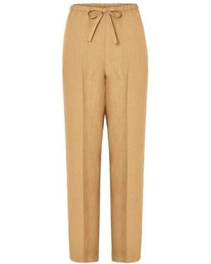 forte_forte Straight Trousers - Natural