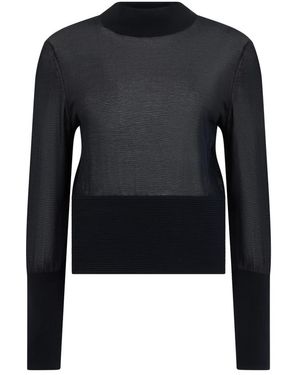 FRAME Round-Neck Knitwear - Blue