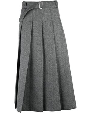Officine Generale Midi Skirts - Gris