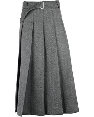 Officine Generale Midi Skirts - Gris