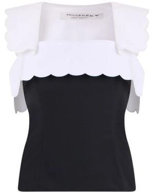 Philosophy Di Lorenzo Serafini Blouses - White