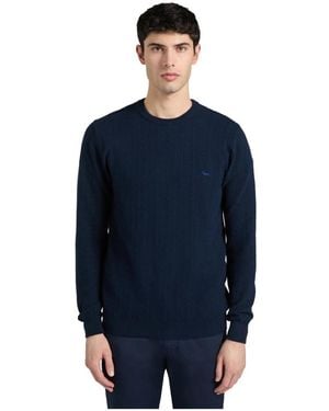 Harmont & Blaine Round-Neck Knitwear - Blue
