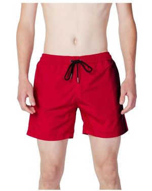 Trussardi Costume da bagno rosso uomo con lacci