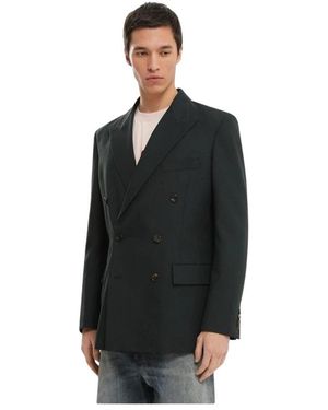 1989 STUDIO Double-Breasted Blazer - Schwarz