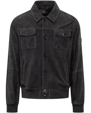 Peuterey Jassen ,Zwart ,Destiny Suede 02