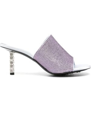 Givenchy Heeled Mules - Gray