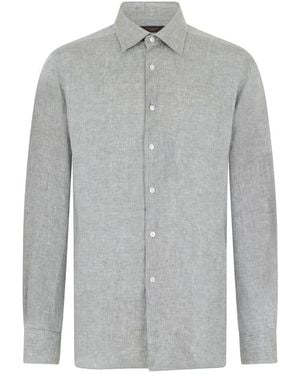 Slowear Glanshirt - Grijs