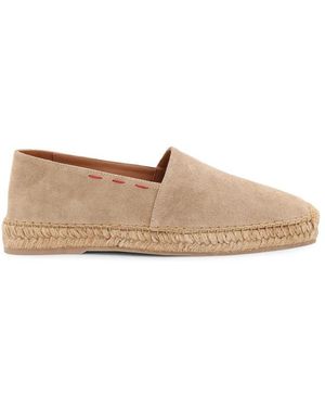 Kiton Rafia espadrillas con cuciture a contrasto - Neutro