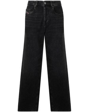 DIESEL Straight Jeans - Negro