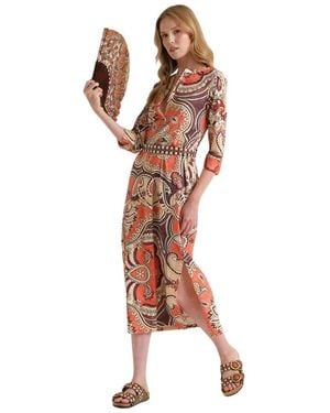 Maliparmi Midi Dresses - Brown