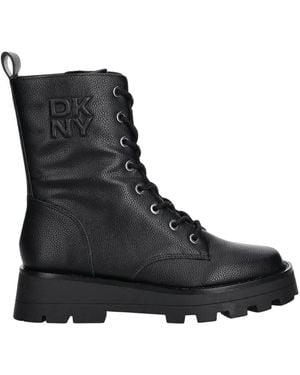 DKNY Lace-Up Boots - Noir