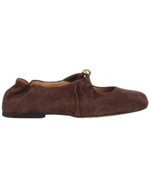 GISÉL MOIRÉ Ballerinas - Braun