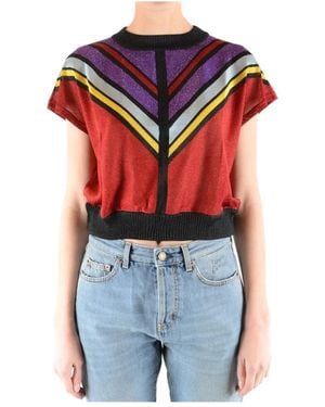 Philosophy Di Lorenzo Serafini Round-Neck Knitwear - Red
