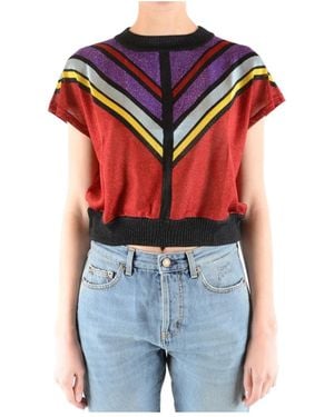 Philosophy Di Lorenzo Serafini Round-Neck Knitwear - Rouge