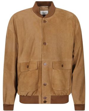 Saint Laurent Jassen ,Bruin ,Suède Bomberjack Van Suède