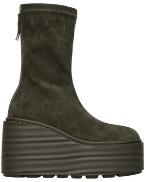Vic Matié Wedge Laarzen - Groen