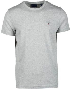 GANT Baumwoll T-Shirt - Grau