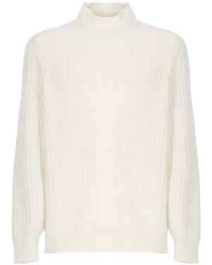 Brunello Cucinelli Cashmere Knitwear - Blanco
