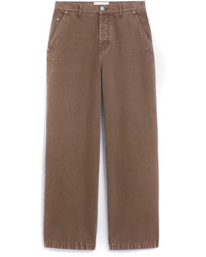Ami Paris Straight Jeans - Brown