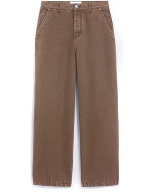 Ami Paris Straight Jeans - Brown