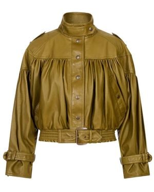 Chloé Leather Jackets - Green