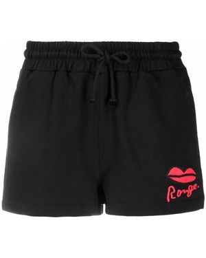 Sonia Rykiel Korte Broeken ,Zwart ,Katoen Casual Zwarte Katoenen Shorts