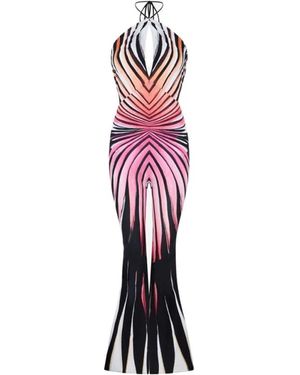Roberto Cavalli Ray Of Paradise Print Jumpsuit - Rood