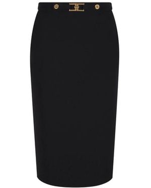 Elisabetta Franchi Pencil Skirts - Noir