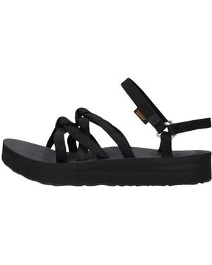 Teva Fitness ,Zwart ,Polyester Midform Kena Slim Sandaal