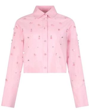 Liu Jo Overhemden ,Roze ,Midi Kleedjes