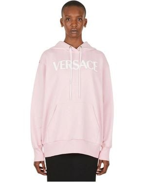 Versace Ventagli Hooded Sweatshirt - Roze