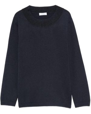 Barba Napoli Round-Neck Knitwear - Blue